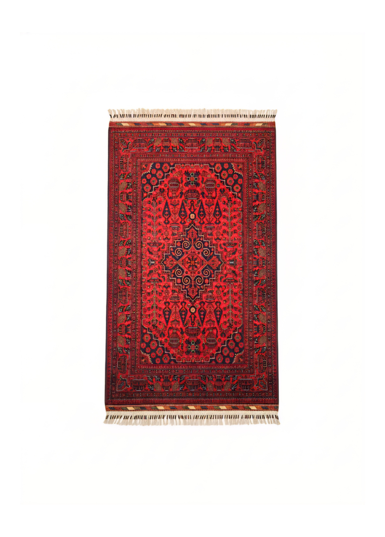 Kızıl Düş Hamiyab El Dokuma Yün Halı